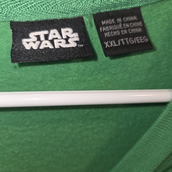 Star Wars Green Crewneck Sweater with Festive Graphic - Picture 2 of 3